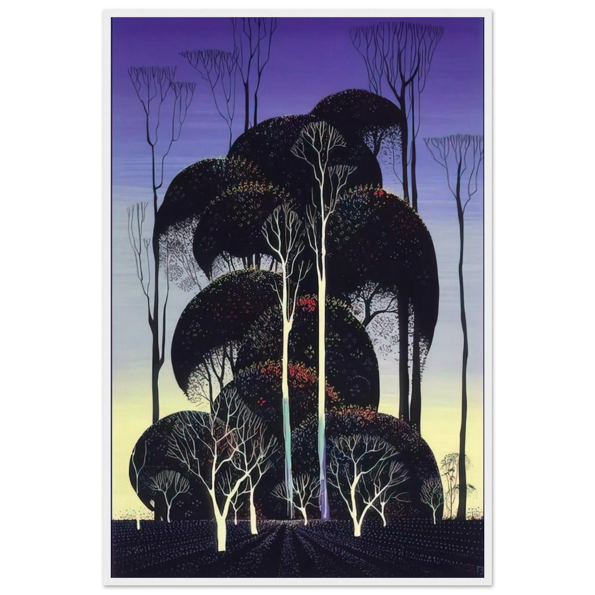 Forest Arabesque Framed Poster | Eyvind Earle Framed Prints Wall Art | Eyvind Earle Prints