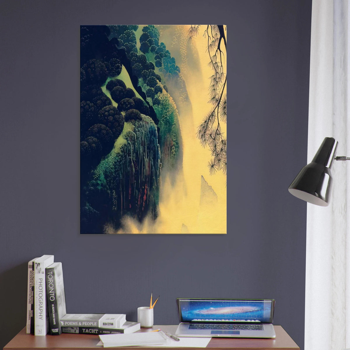 Jeweled Coast Canvas | Eyvind Earle Canvas | Eyvind Earle Prints