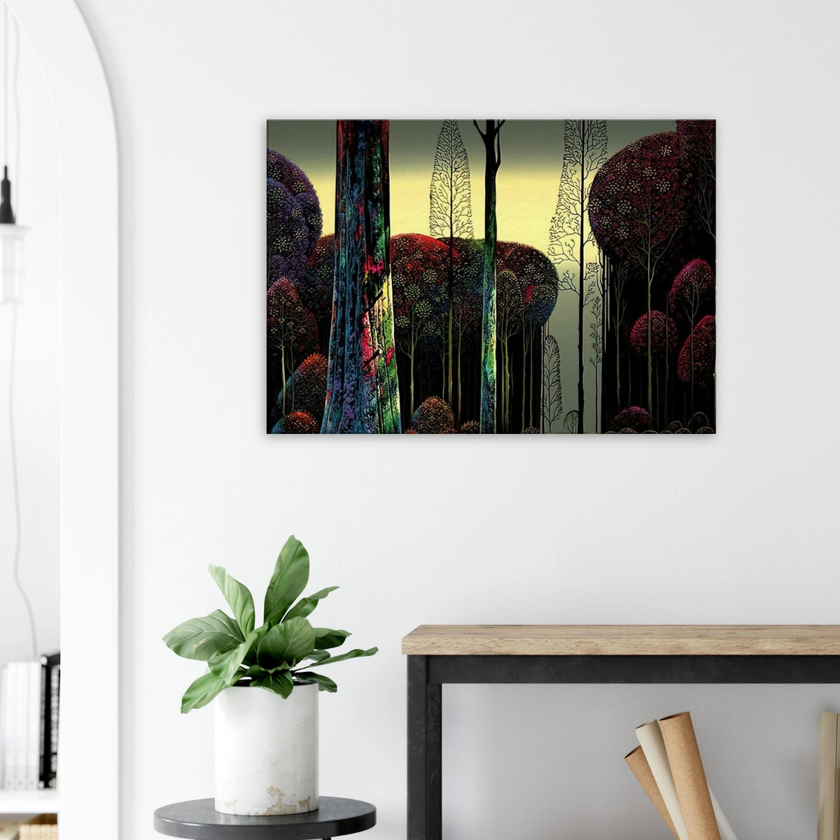 Gothic Forest Canvas | Eyvind Earle Canvas | Eyvind Earle Prints