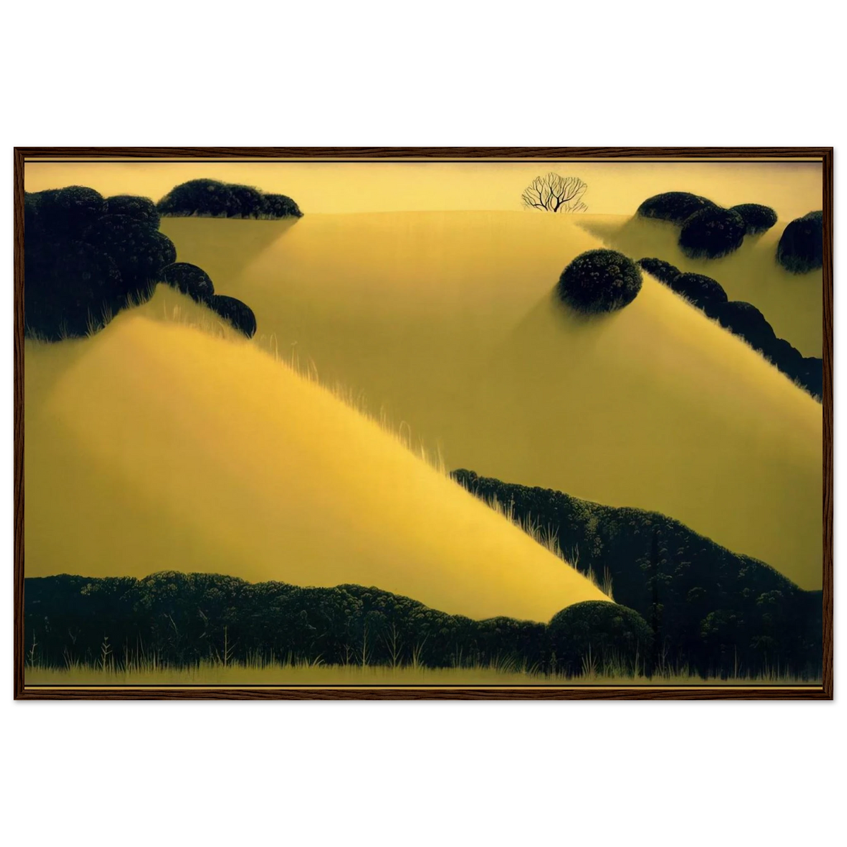 Golden Hills Framed Poster | Eyvind Earle Framed Prints Wall Art | Eyvind Earle Prints