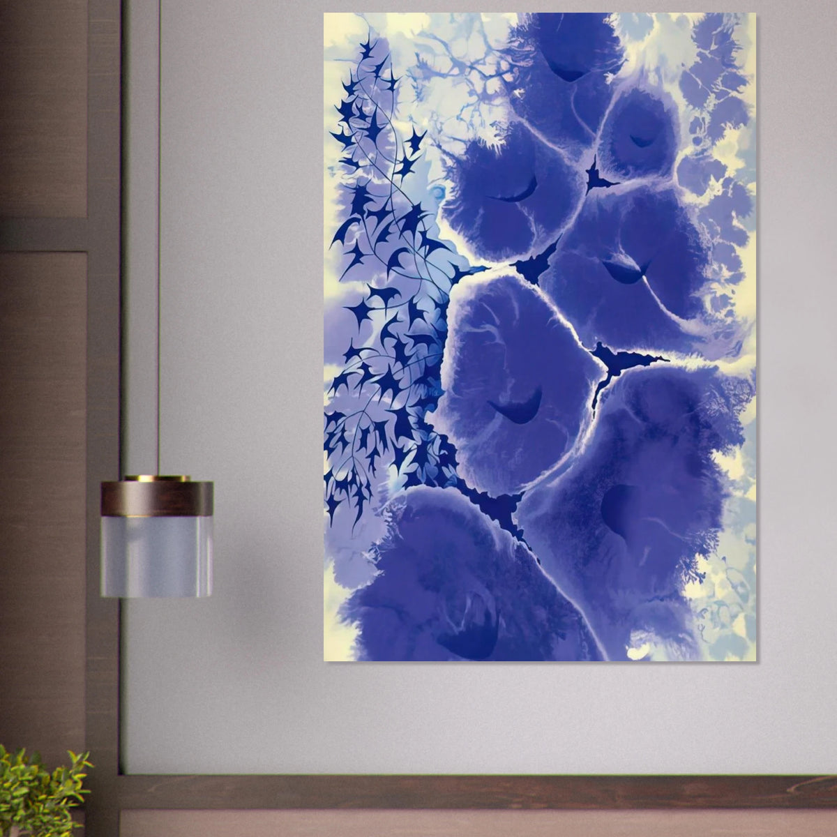 Mauve Floral Poster | Eyvind Earle Poster | Eyvind Earle Prints