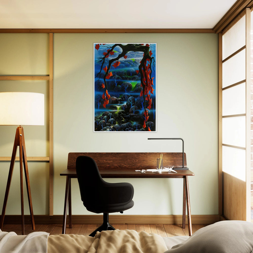 Valley of Dreams Framed Poster | Eyvind Earle Framed Prints Wall Art | Eyvind Earle Prints