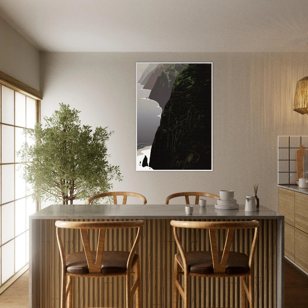 Big Sur Coastline Framed Poster | Eyvind Earle Framed Prints Wall Art | Eyvind Earle Prints
