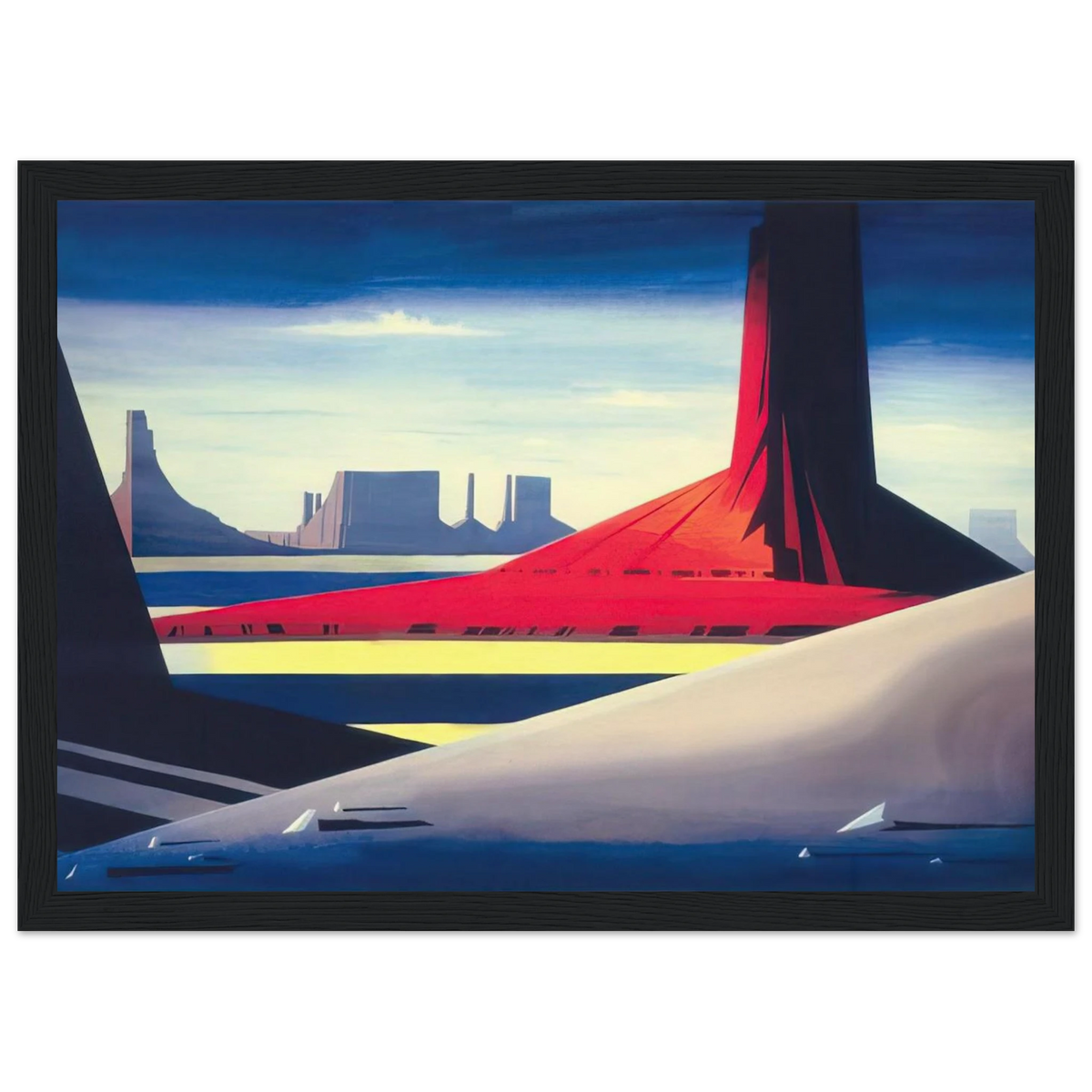 Monument Valley Framed Poster | Eyvind Earle Framed Prints Wall Art | Eyvind Earle Prints