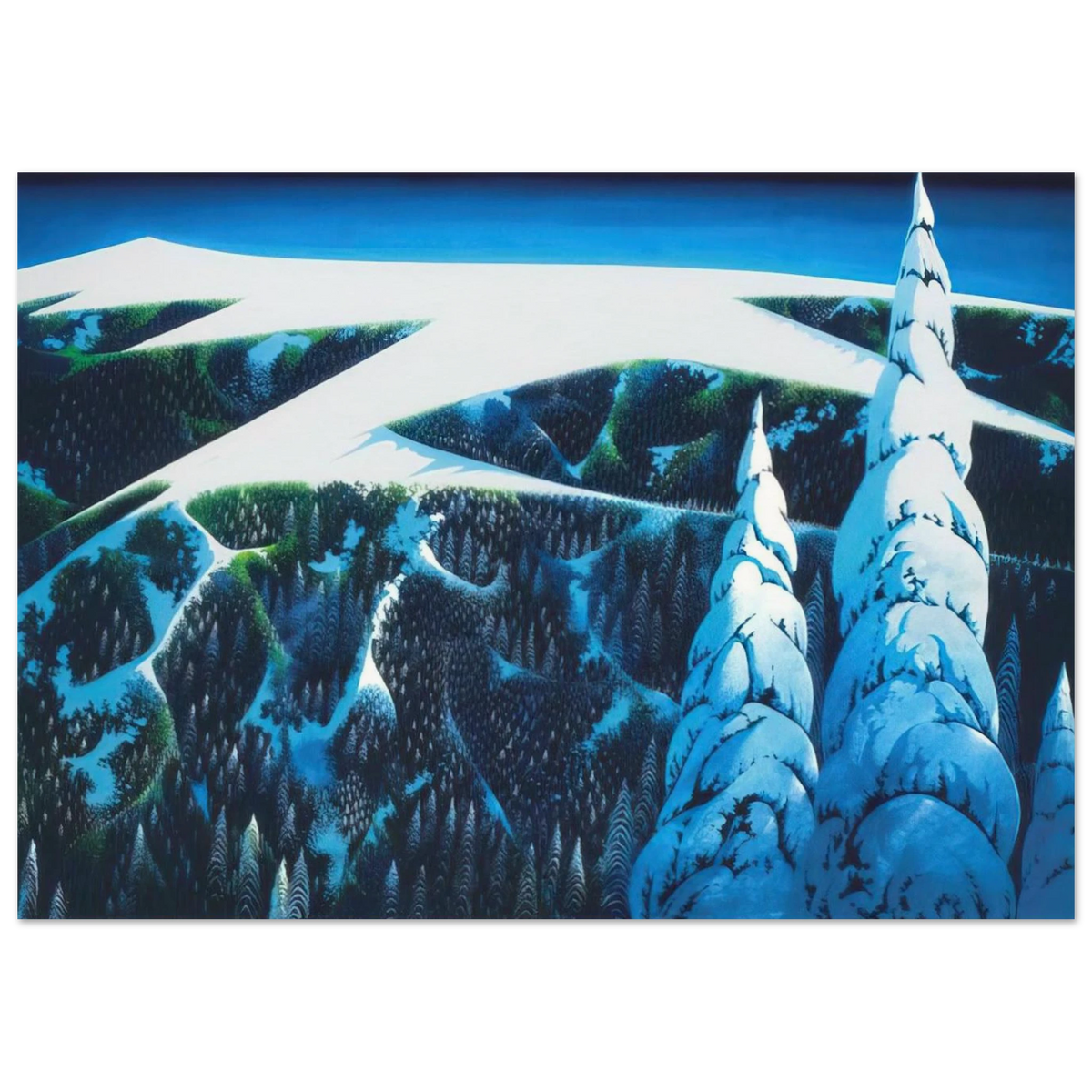 Sangre De Cristo Range Poster | Eyvind Earle Poster | Eyvind Earle Prints