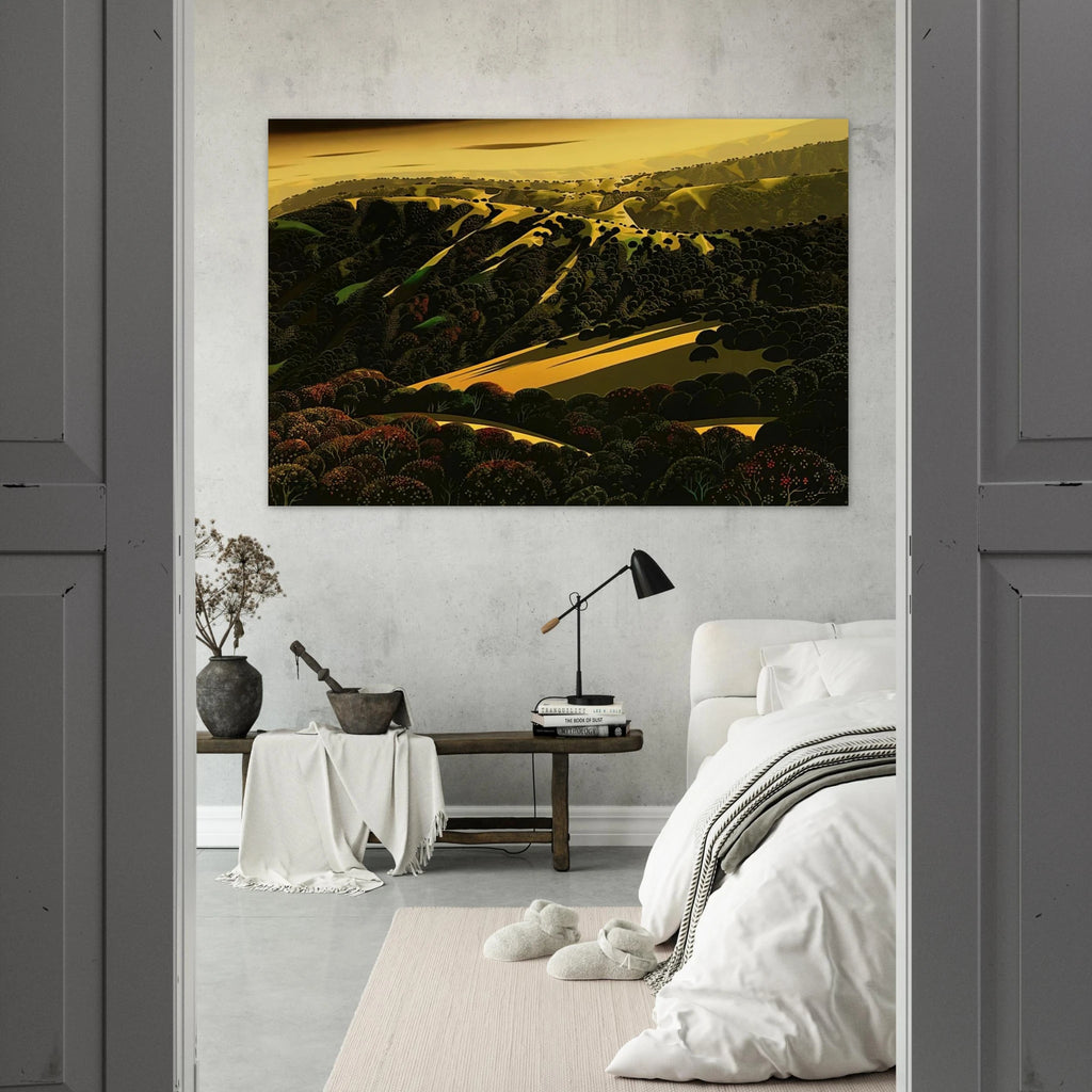 Santa Cruz Mountains Poster | Eyvind Earle Poster | Eyvind Earle Prints