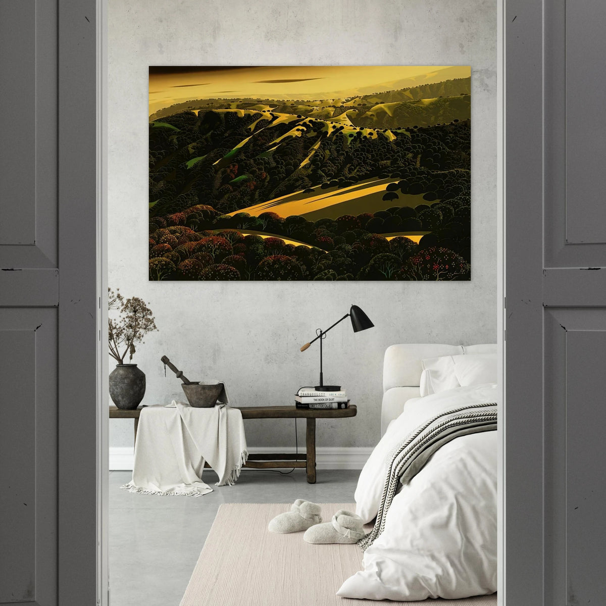Santa Cruz Mountains Poster | Eyvind Earle Poster | Eyvind Earle Prints