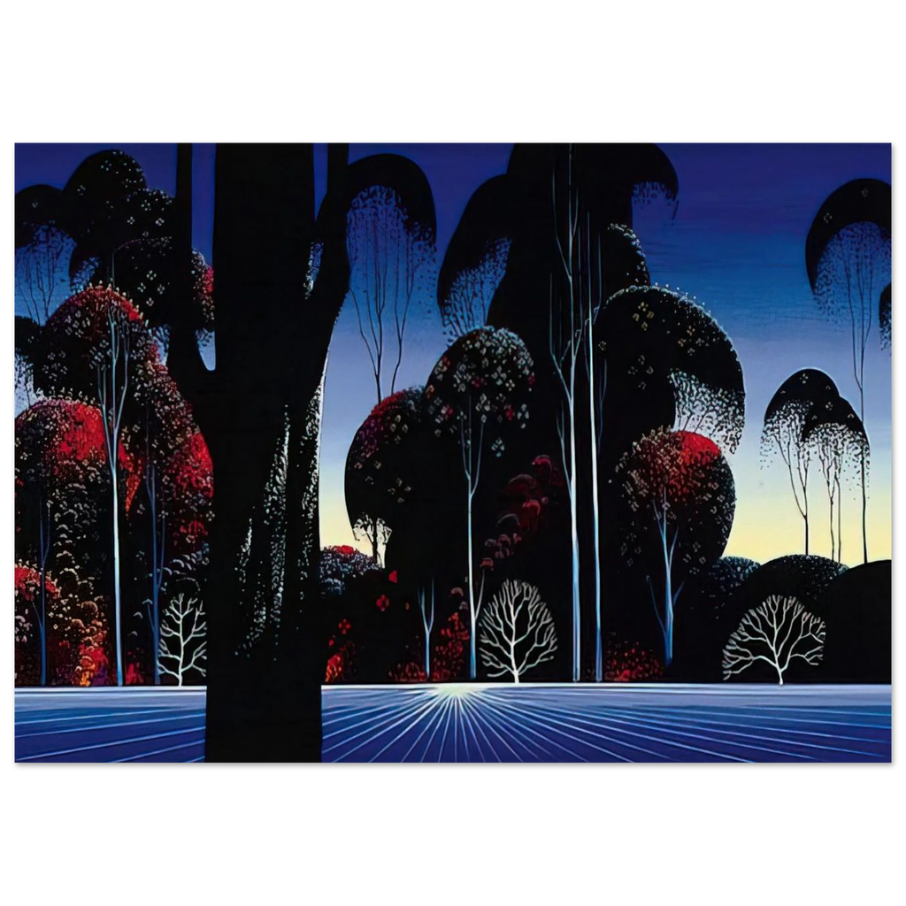 Dark Silence Poster | Eyvind Earle Poster | Eyvind Earle Prints