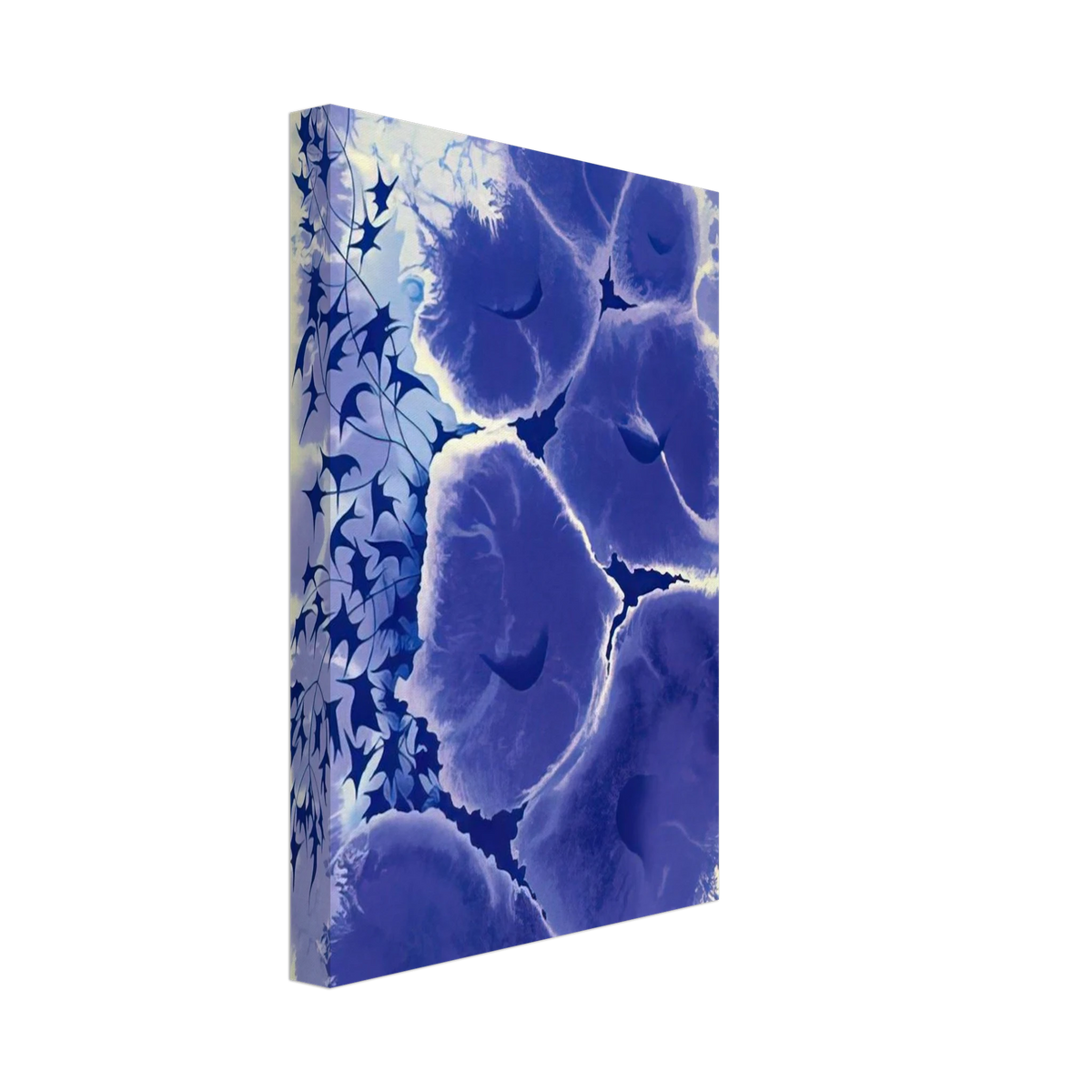 Mauve Floral Canvas | Eyvind Earle Canvas | Eyvind Earle Prints