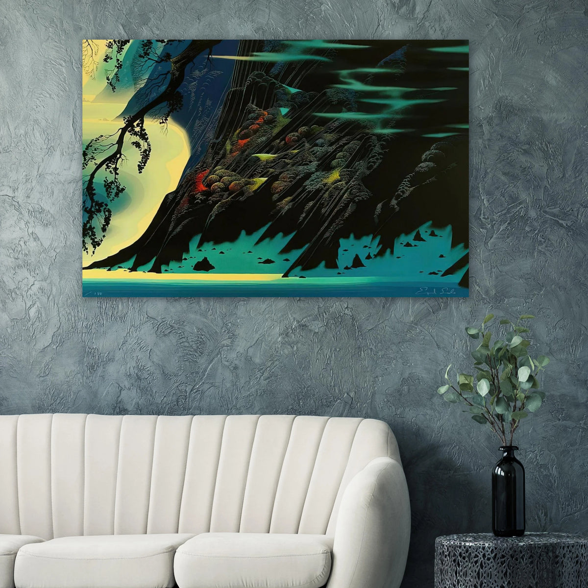 Coastal Magic Poster | Eyvind Earle Poster | Eyvind Earle Prints