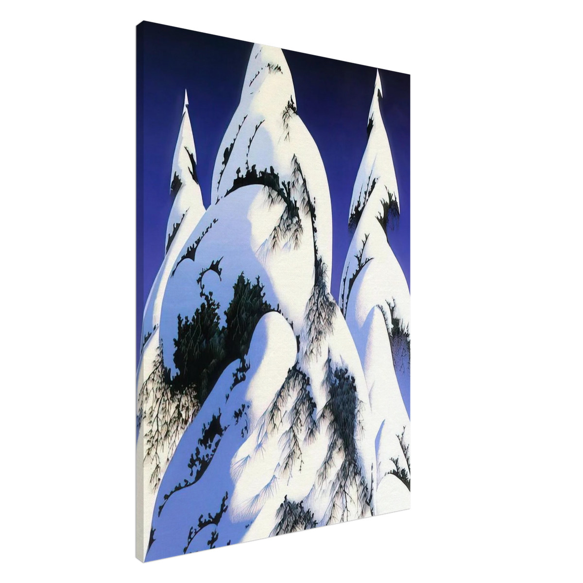 Snow Trees Canvas | Eyvind Earle Canvas | Eyvind Earle Prints
