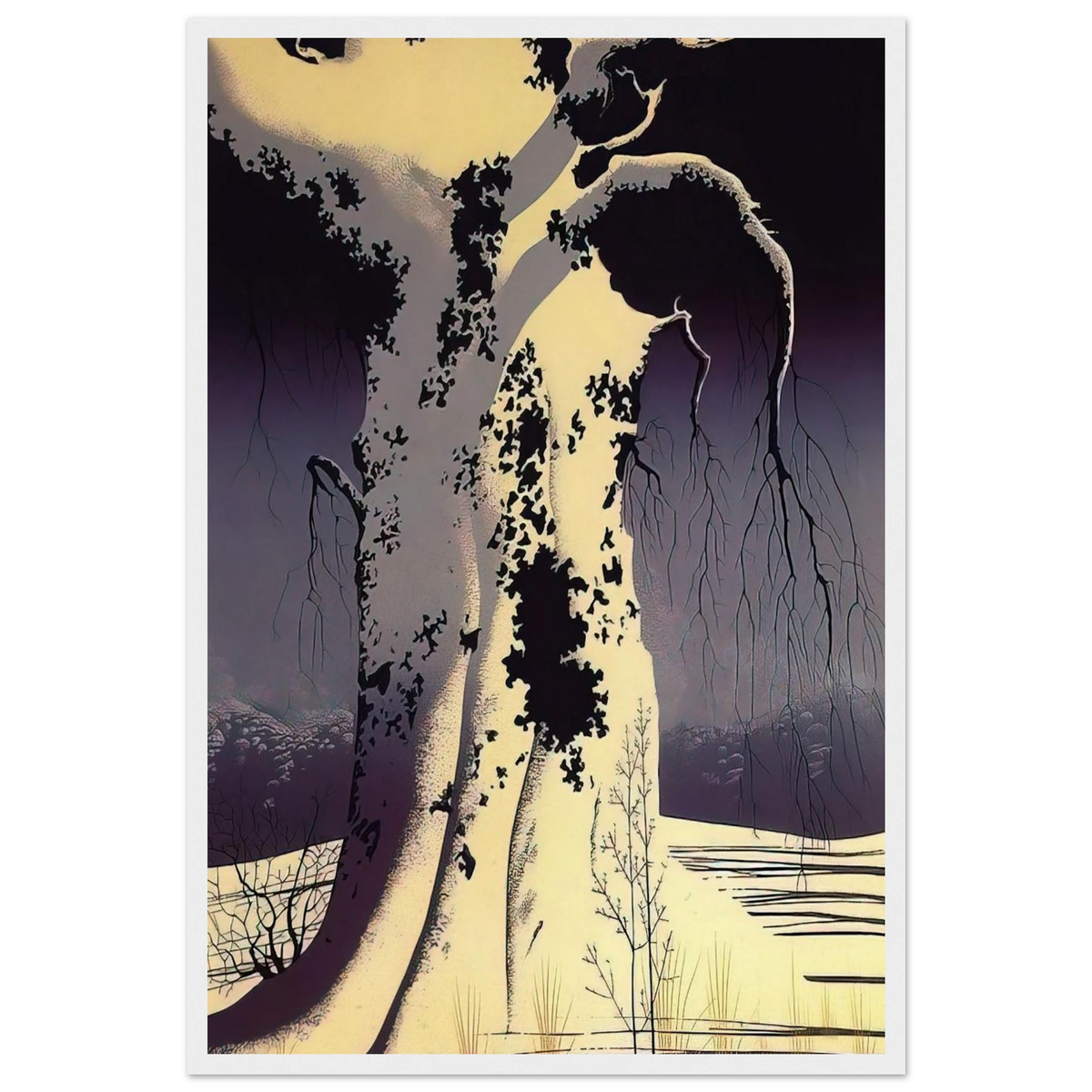 Black Oak Framed Poster | Eyvind Earle Framed Prints Wall Art | Eyvind Earle Prints