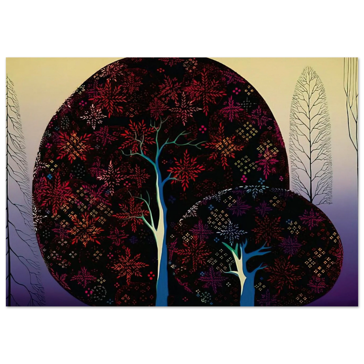 A Tree Poem Poster | Eyvind Earle Poster | Eyvind Earle Prints