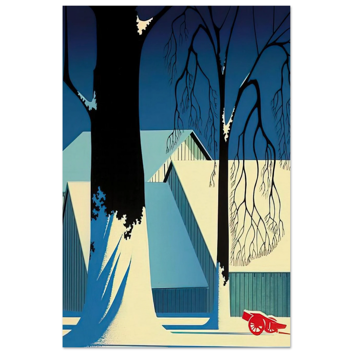 Turquoise Poster | Eyvind Earle Poster | Eyvind Earle Prints