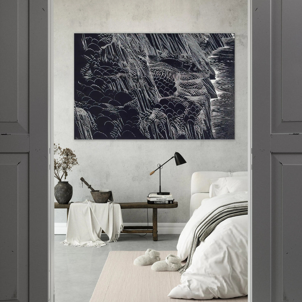 Ocean Cliffs Poster | Eyvind Earle Poster | Eyvind Earle Prints