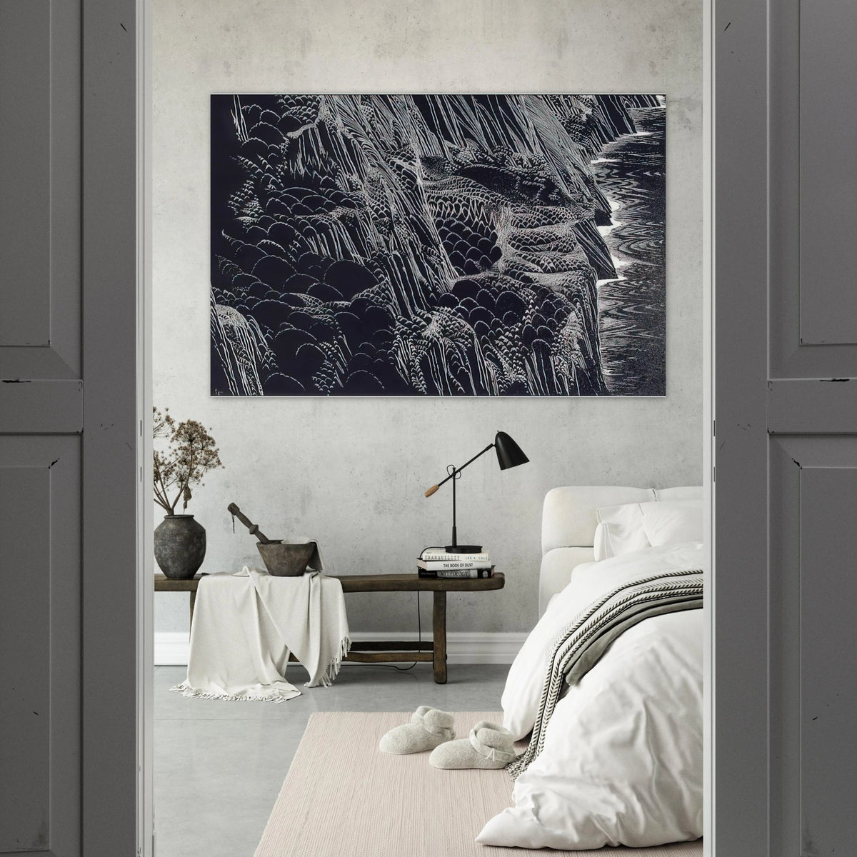 Ocean Cliffs Poster | Eyvind Earle Poster | Eyvind Earle Prints