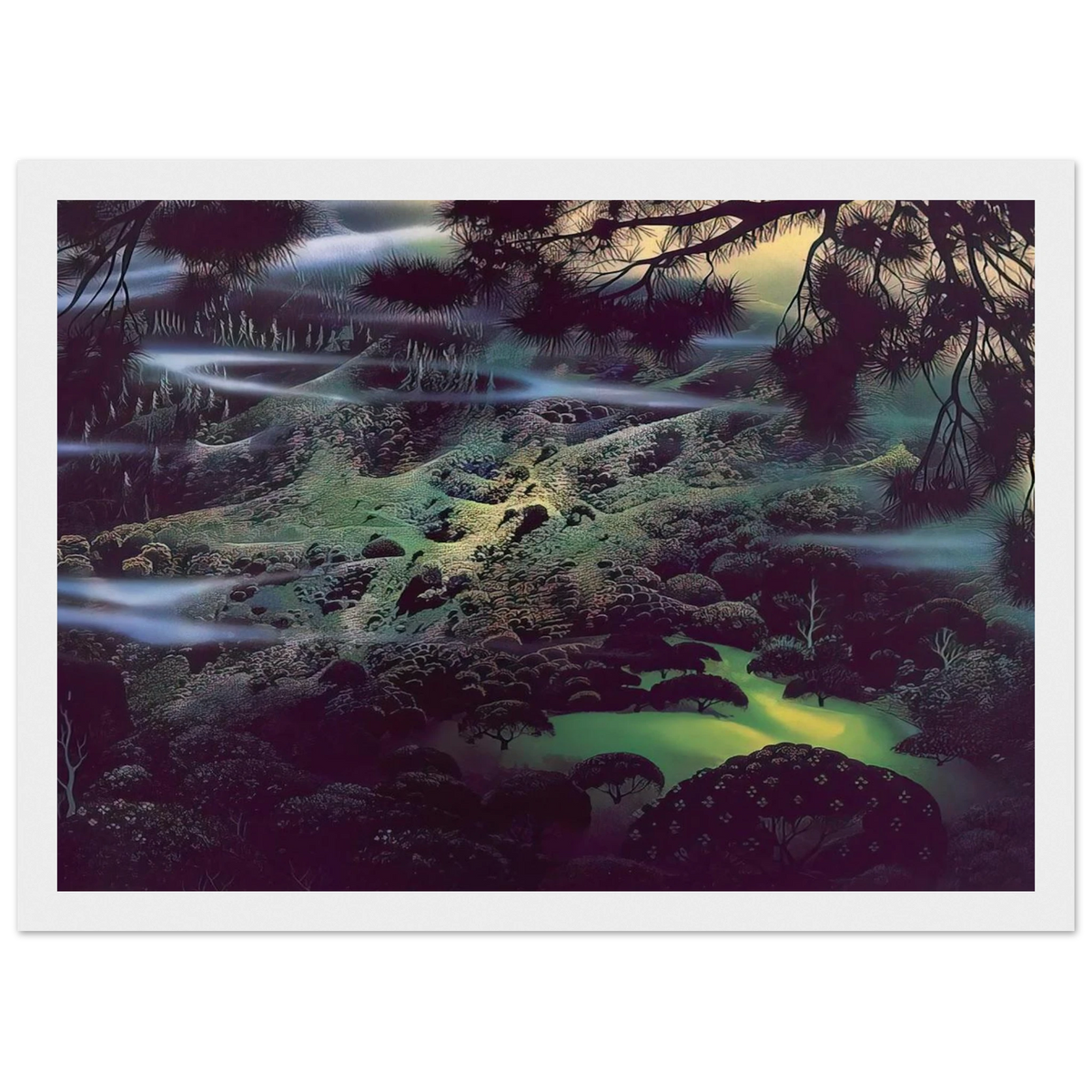 Symphonic Fantasy Framed Poster | Eyvind Earle Framed Prints Wall Art | Eyvind Earle Prints