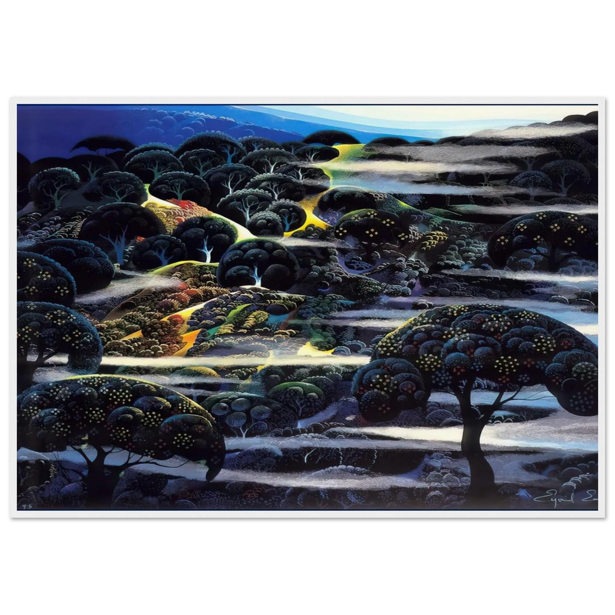 Garden of Eden Framed Poster | Eyvind Earle Framed Prints Wall Art | Eyvind Earle Prints