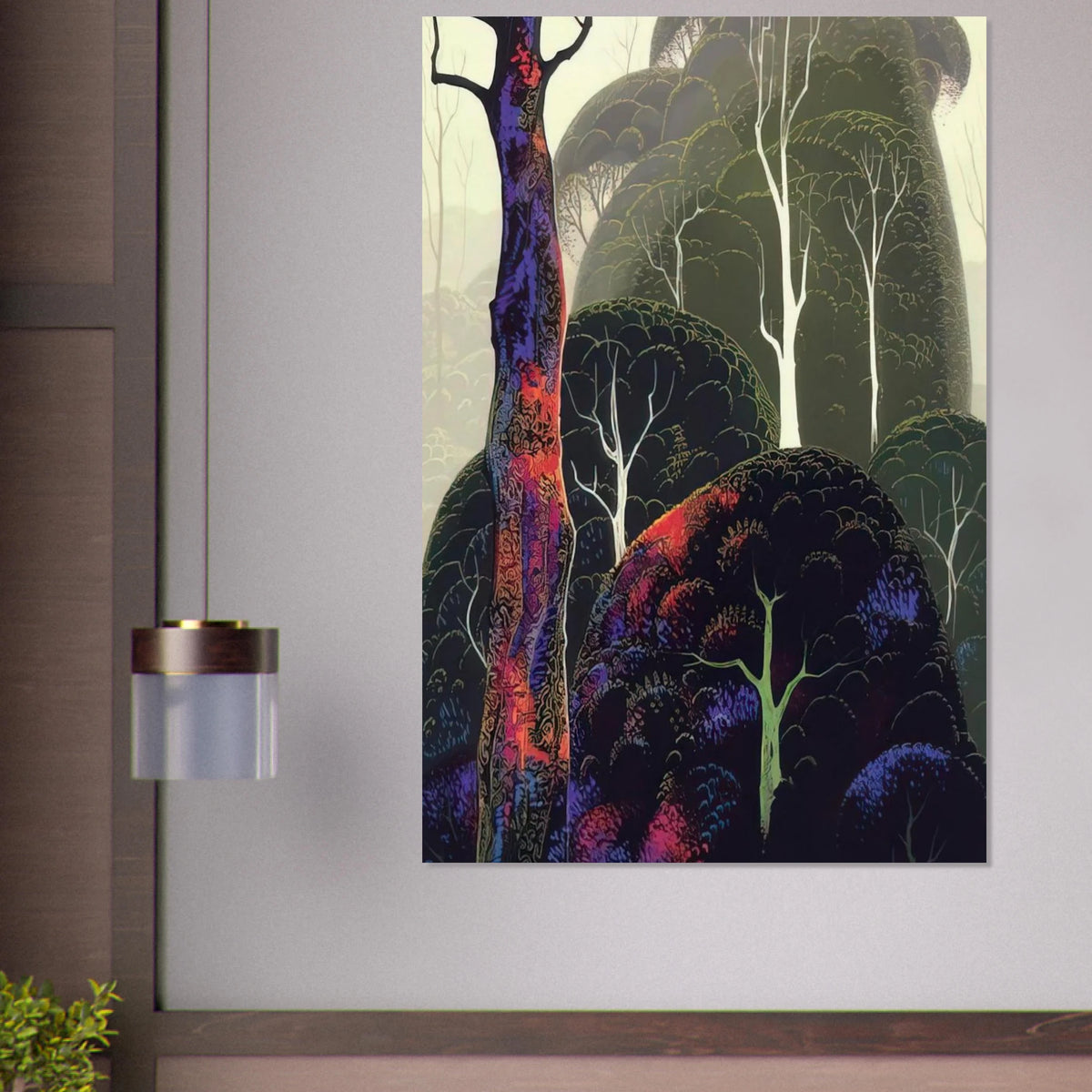 Early Autumn Poster | Eyvind Earle Poster | Eyvind Earle Prints