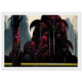 Crimson Eucalyptus Framed Poster | Eyvind Earle Framed Prints Wall Art | Eyvind Earle Prints