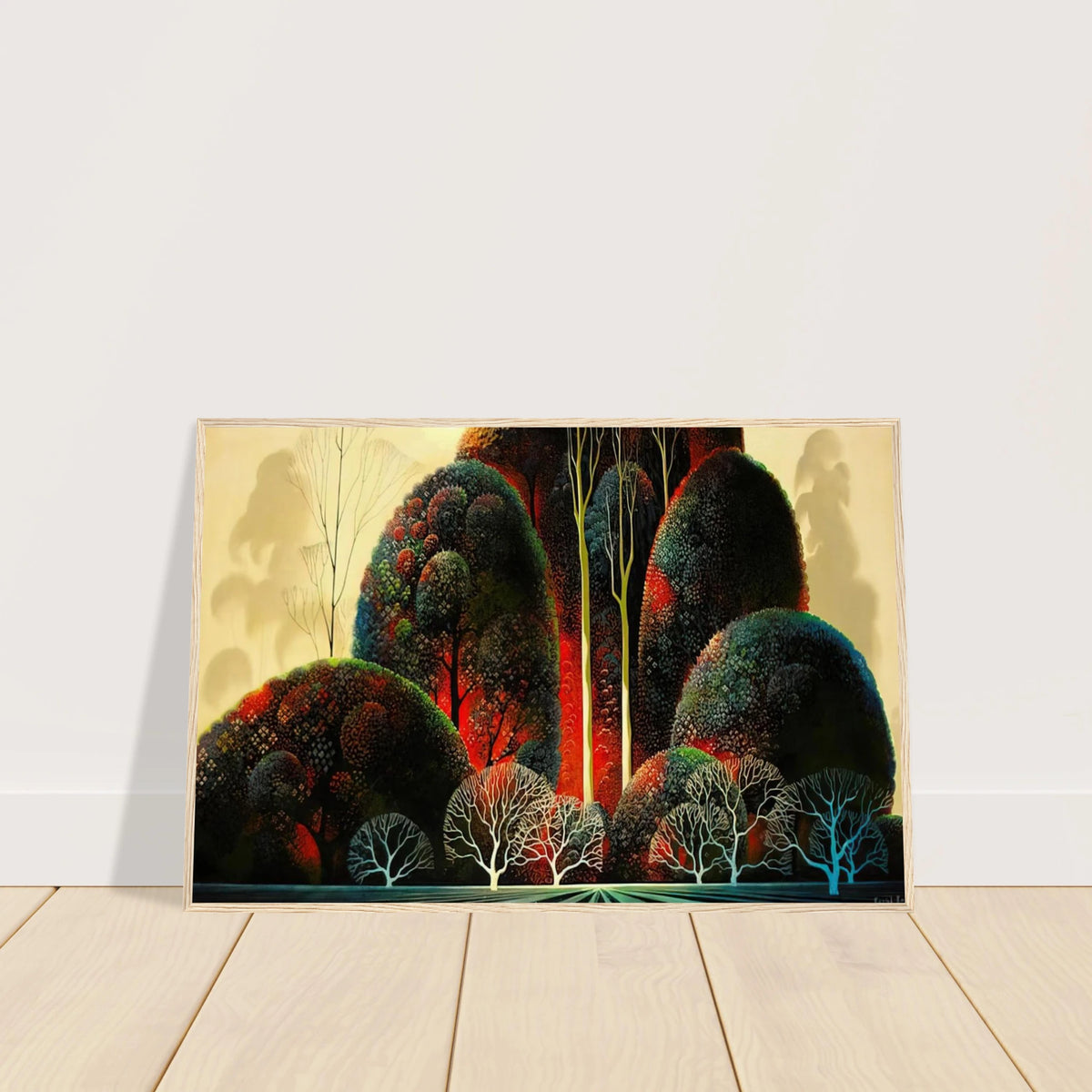 California Orchid Framed Poster | Eyvind Earle Framed Prints Wall Art | Eyvind Earle Prints