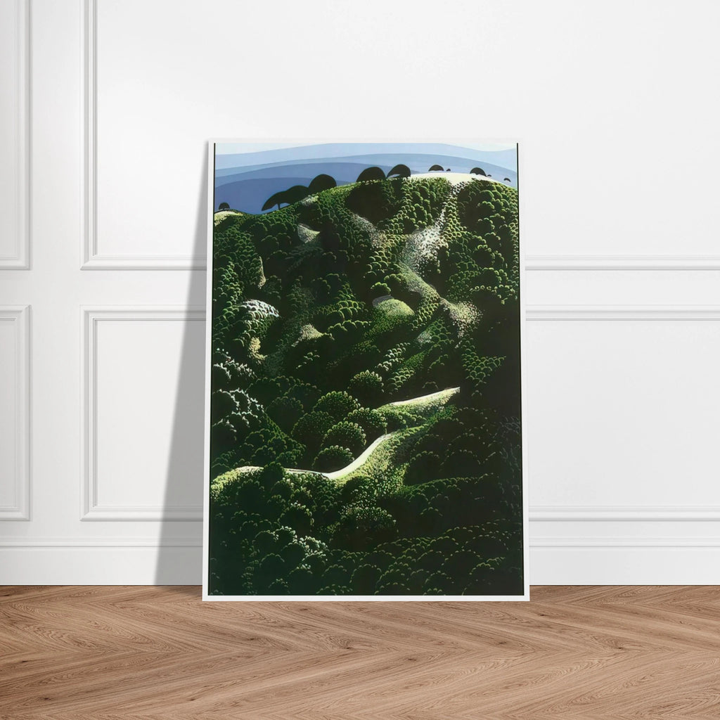 Santa Barbara Mountains Framed Poster | Eyvind Earle Framed Prints Wall Art | Eyvind Earle Prints