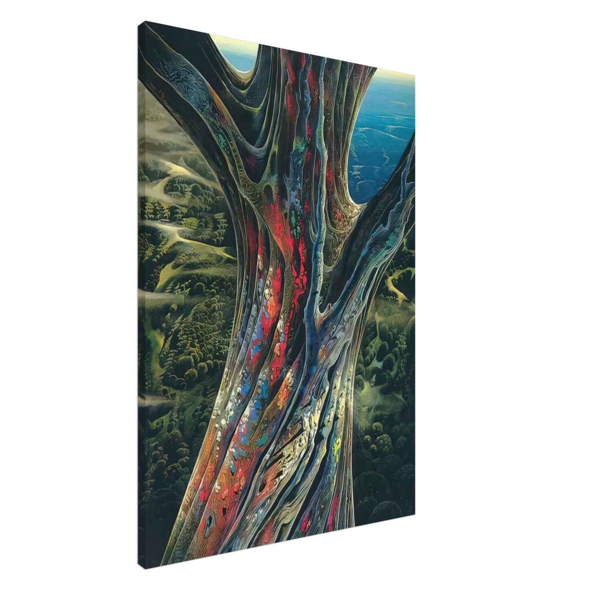 The Great Jewel Tree Canvas | Eyvind Earle Canvas | Eyvind Earle Prints