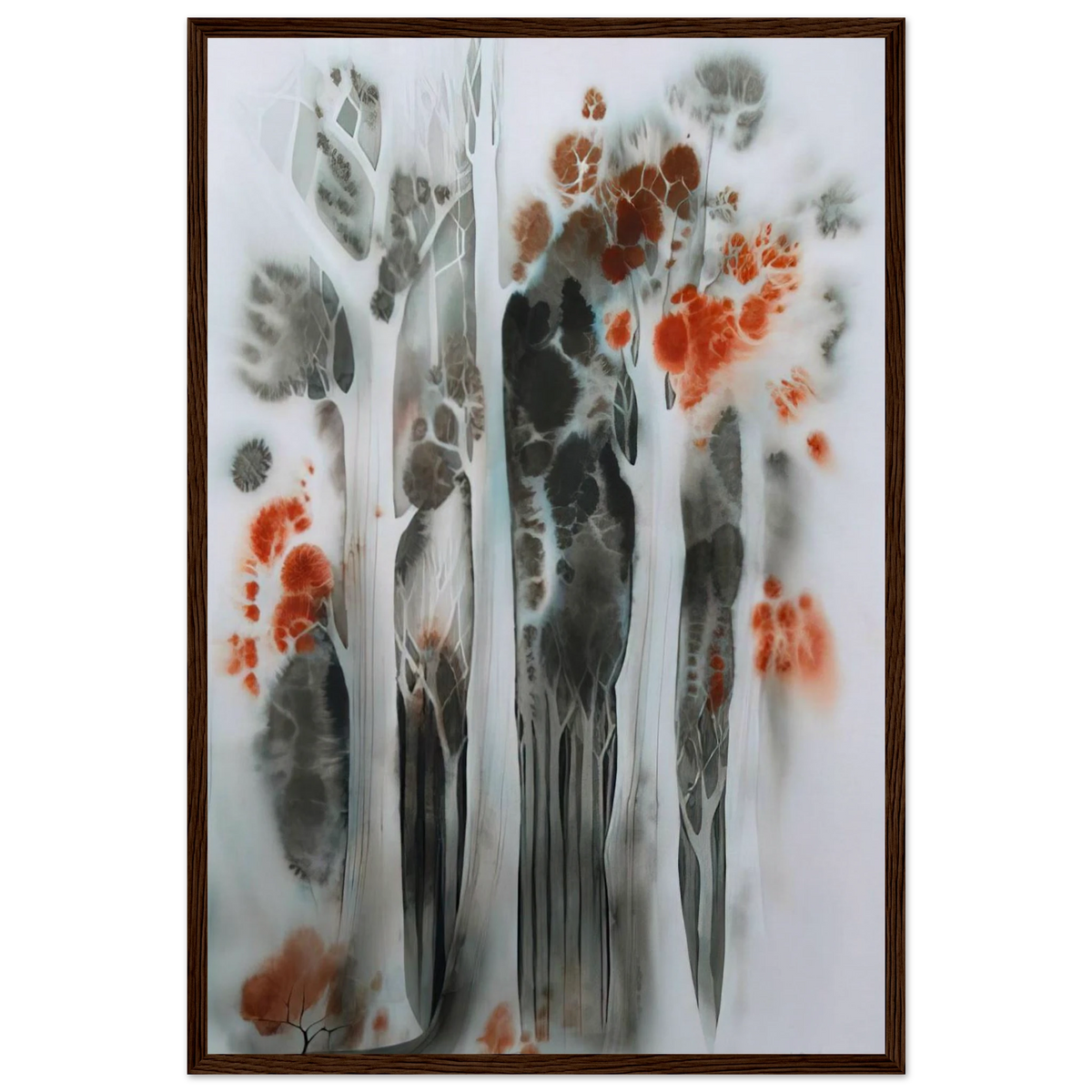 Autumn Forest Framed Poster | Eyvind Earle Framed Prints Wall Art | Eyvind Earle Prints