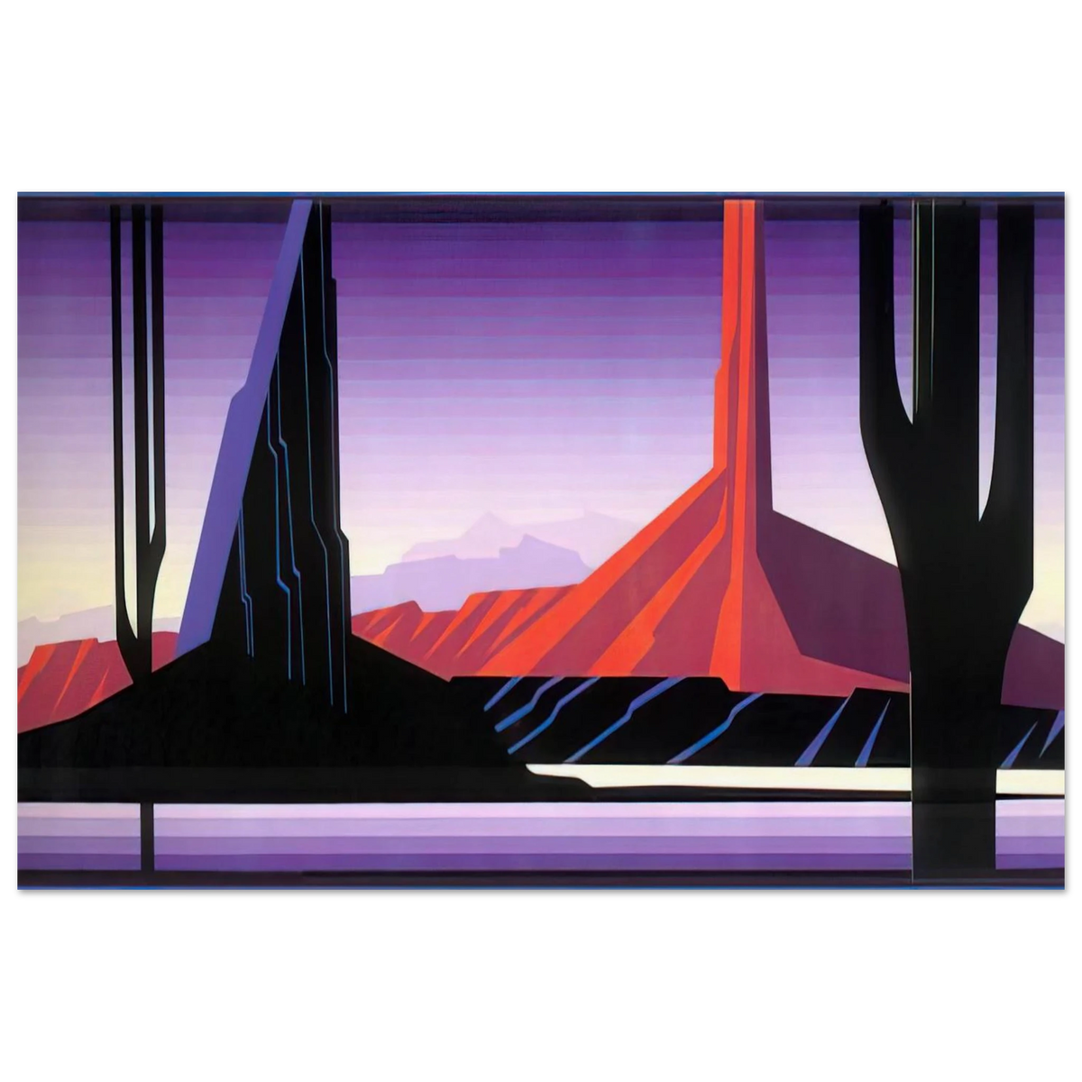 Beneath A Silent Sky Poster | Eyvind Earle Poster | Eyvind Earle Prints