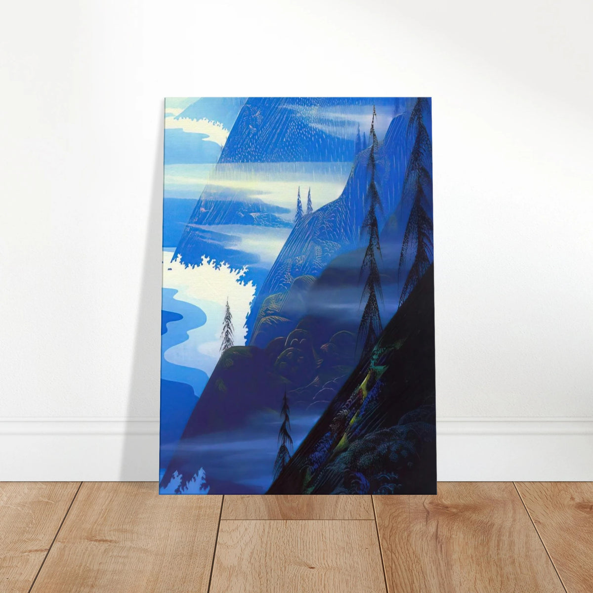Stardust blue Canvas | Eyvind Earle Canvas | Eyvind Earle Prints