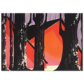 Winter Barnyard Poster | Eyvind Earle Poster | Eyvind Earle Prints