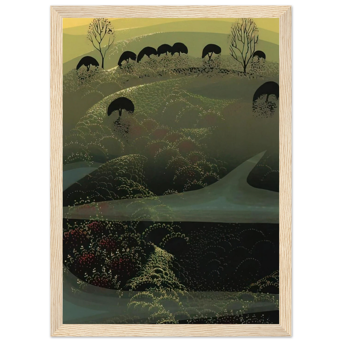 California Miniature Framed Poster | Eyvind Earle Framed Prints Wall Art | Eyvind Earle Prints