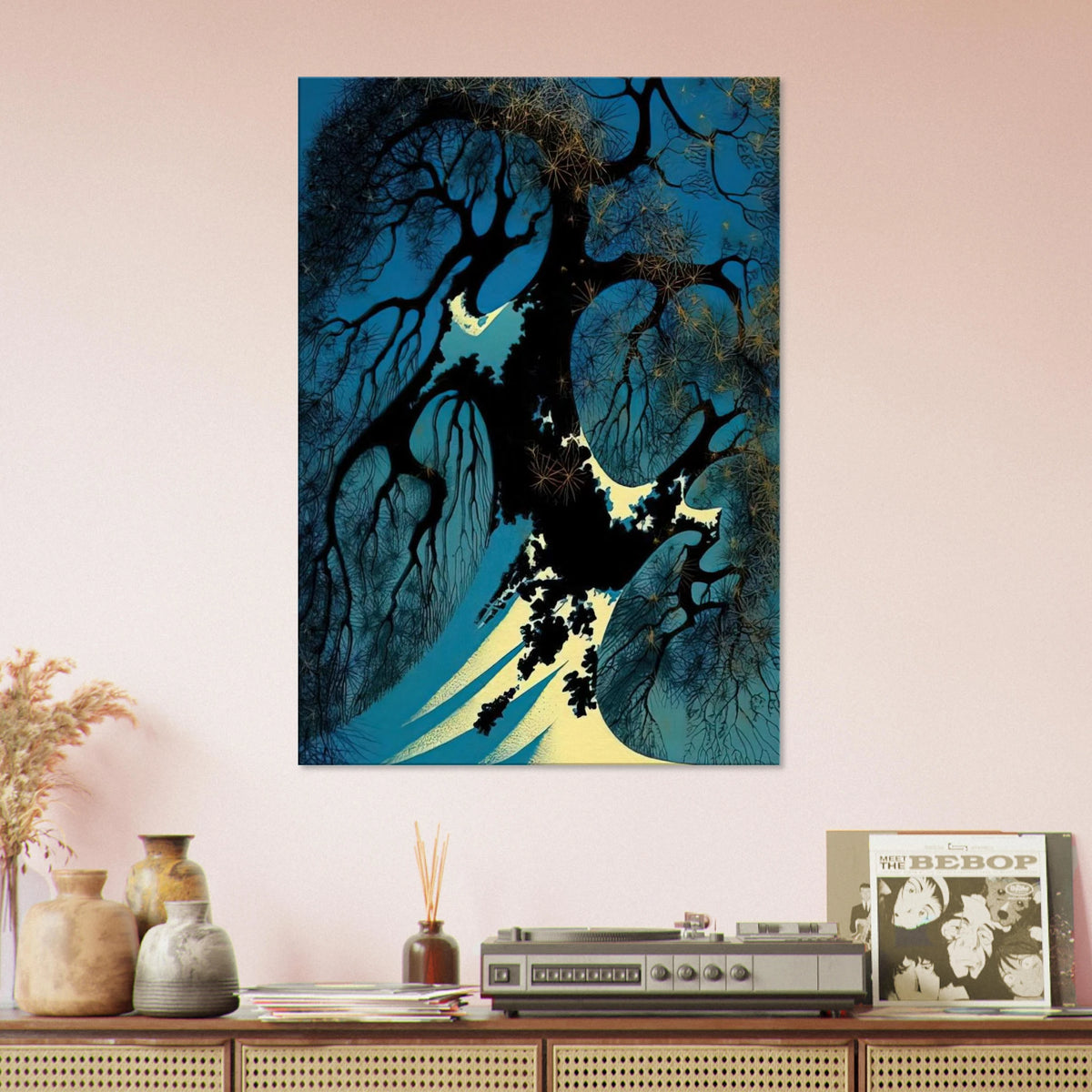 Winter Bonsai Canvas | Eyvind Earle Canvas | Eyvind Earle Prints