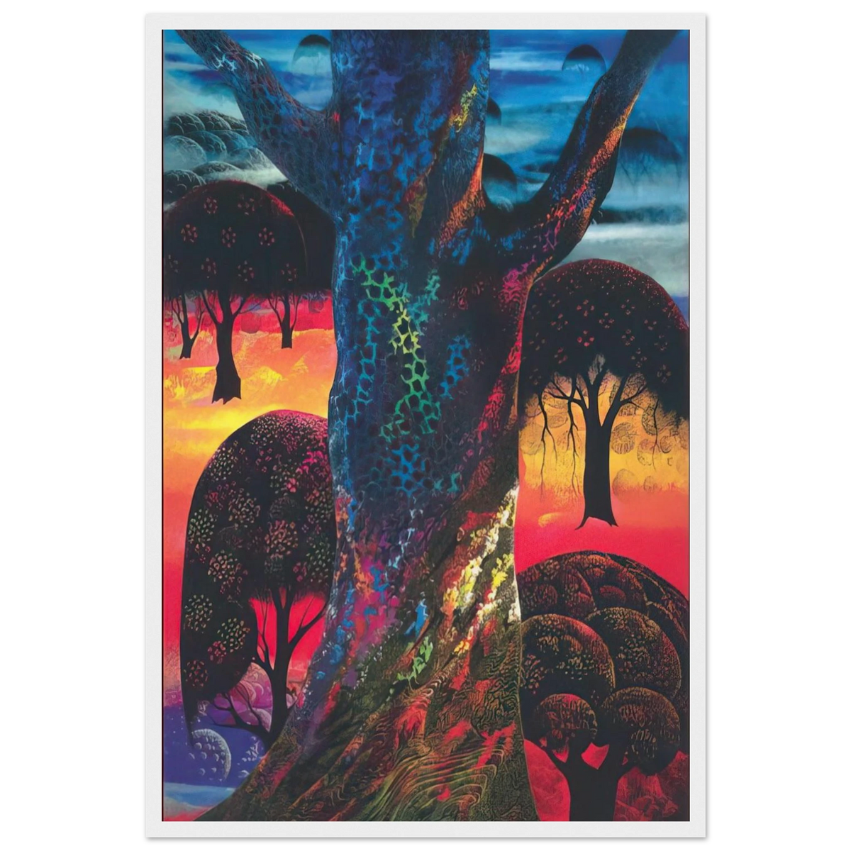 Fire Magic Framed Poster | Eyvind Earle Framed Prints Wall Art | Eyvind Earle Prints