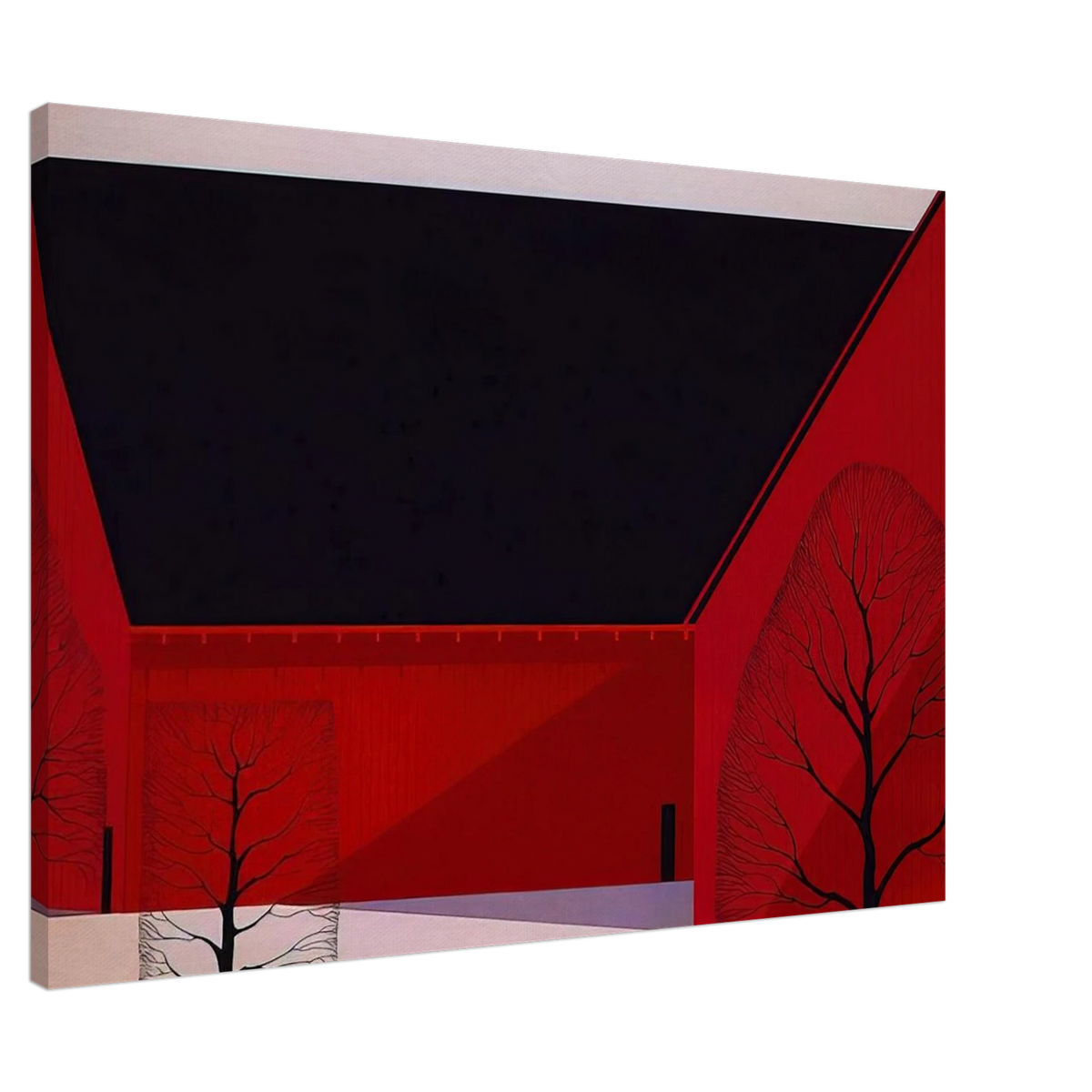 Western Barns Canvas | Eyvind Earle Canvas | Eyvind Earle Prints