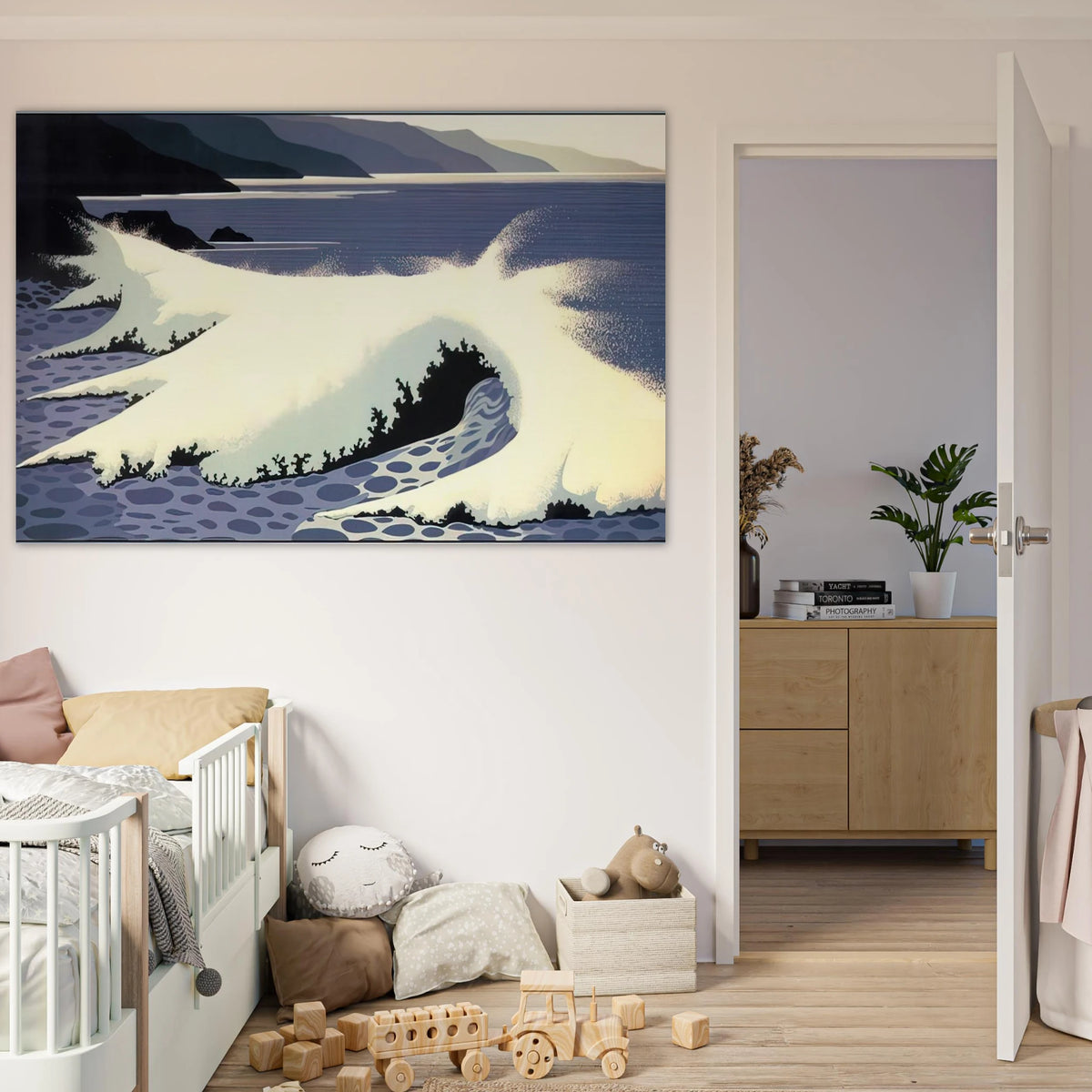 The White Wave Poster | Eyvind Earle Poster | Eyvind Earle Prints