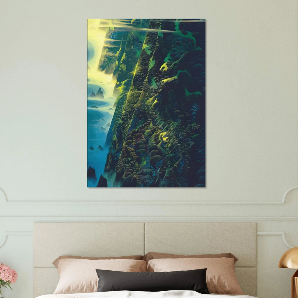 Jeweled Cliffs Canvas | Eyvind Earle Canvas | Eyvind Earle Prints
