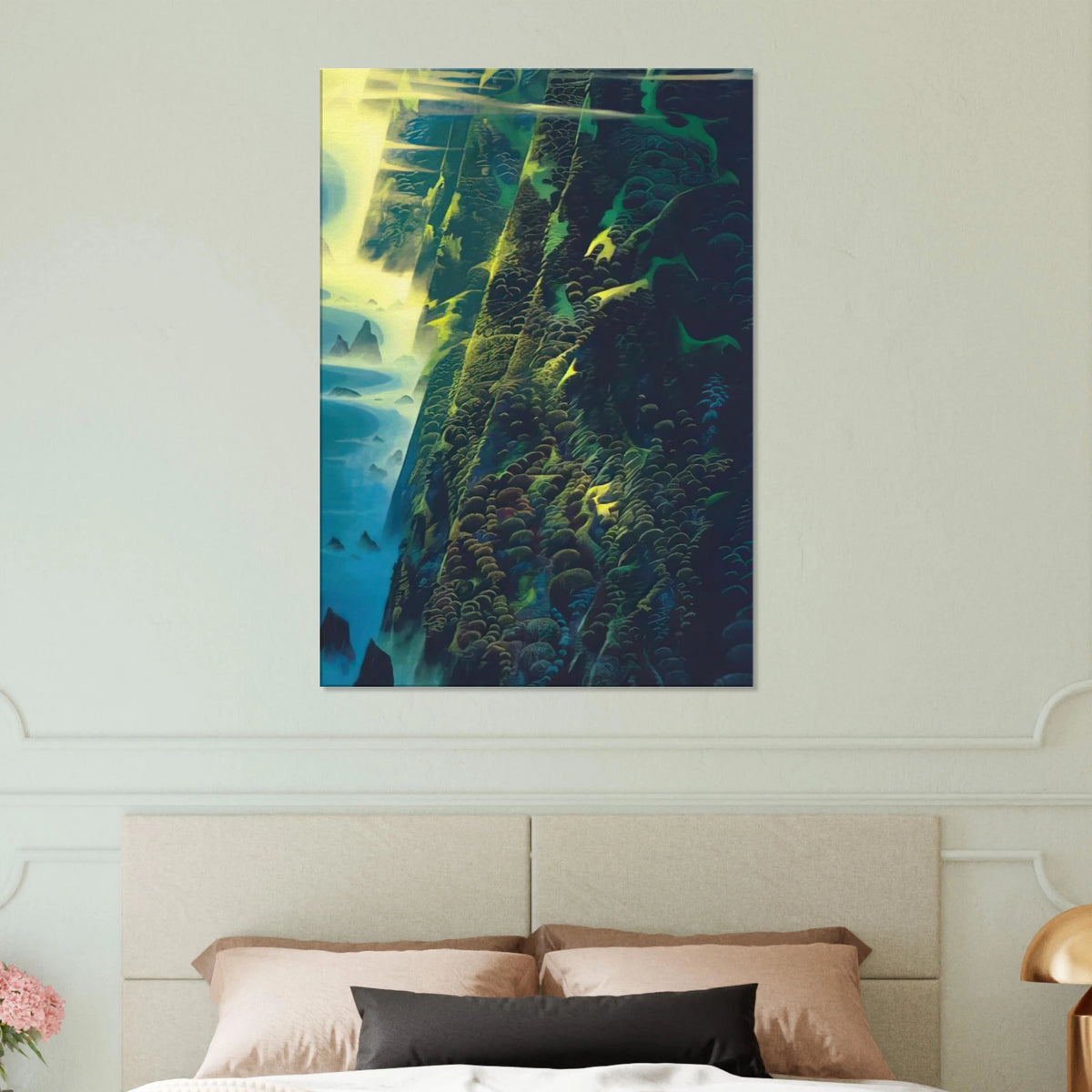 Jeweled Cliffs Canvas | Eyvind Earle Canvas | Eyvind Earle Prints