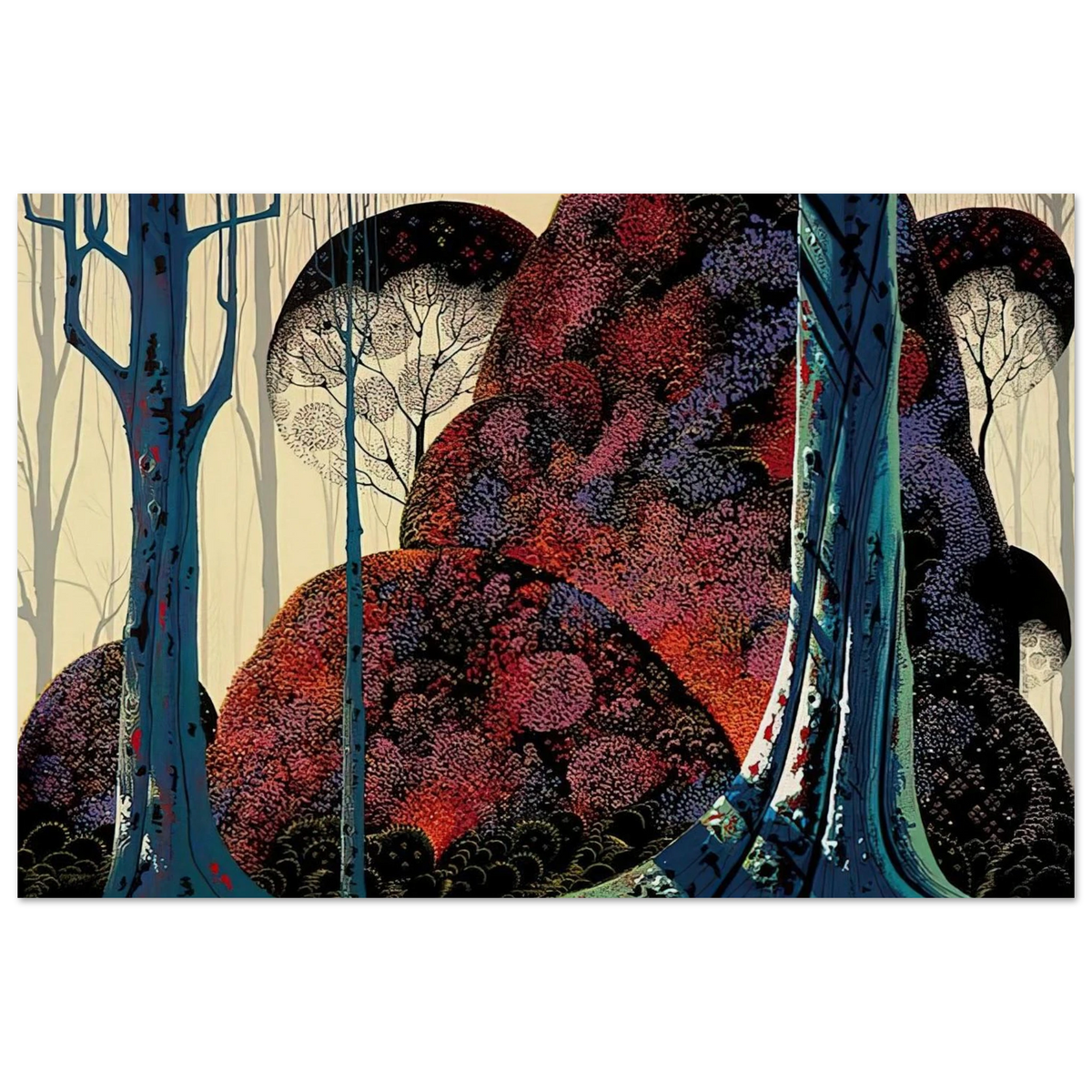 Jewel Forest Poster | Eyvind Earle Poster | Eyvind Earle Prints