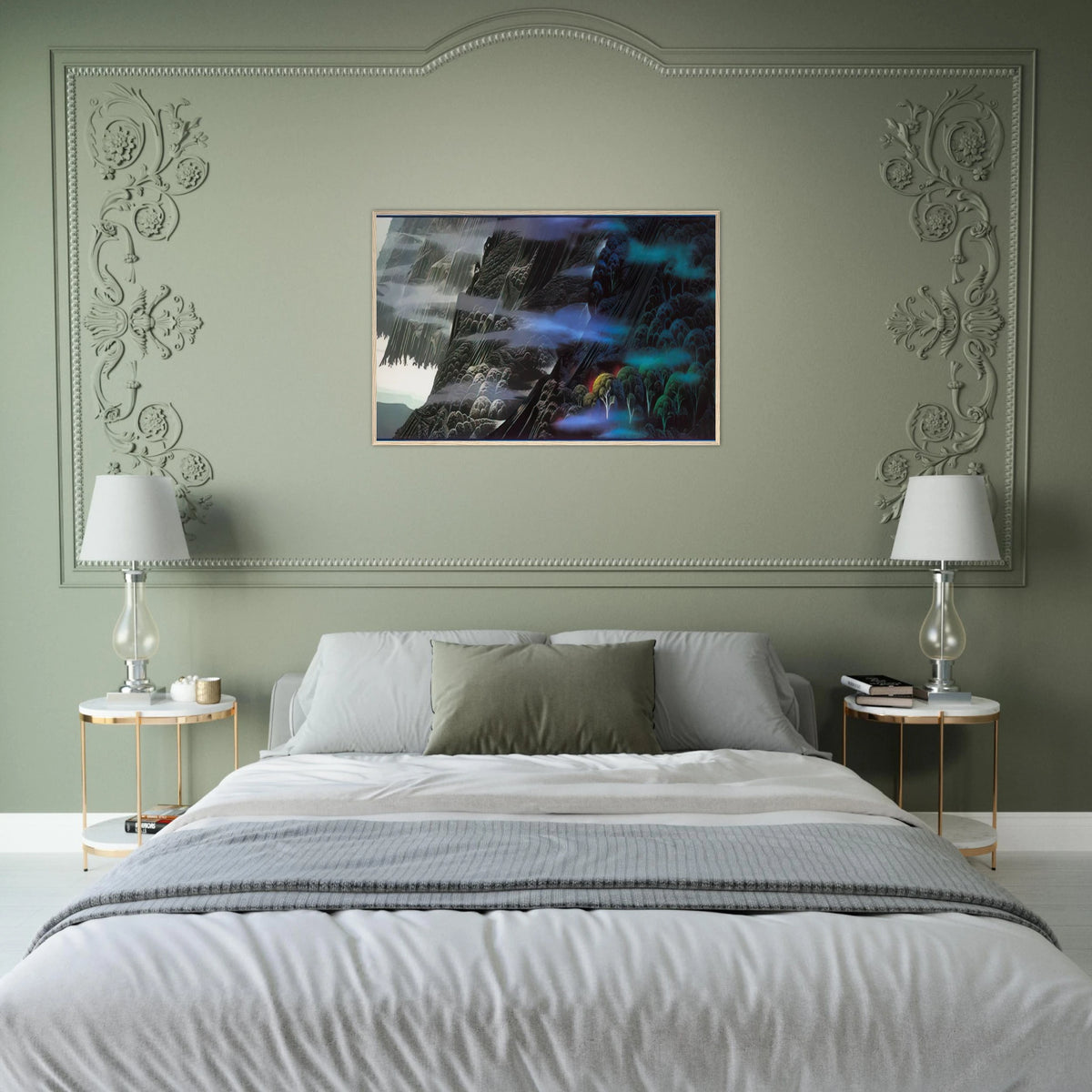 Emerald Coast Framed Poster | Eyvind Earle Framed Prints Wall Art | Eyvind Earle Prints