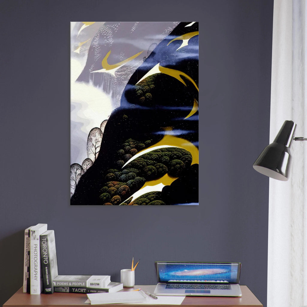 Copy of Sea mist and Pastures Canvas | Eyvind Earle Canvas | Eyvind Earle Prints