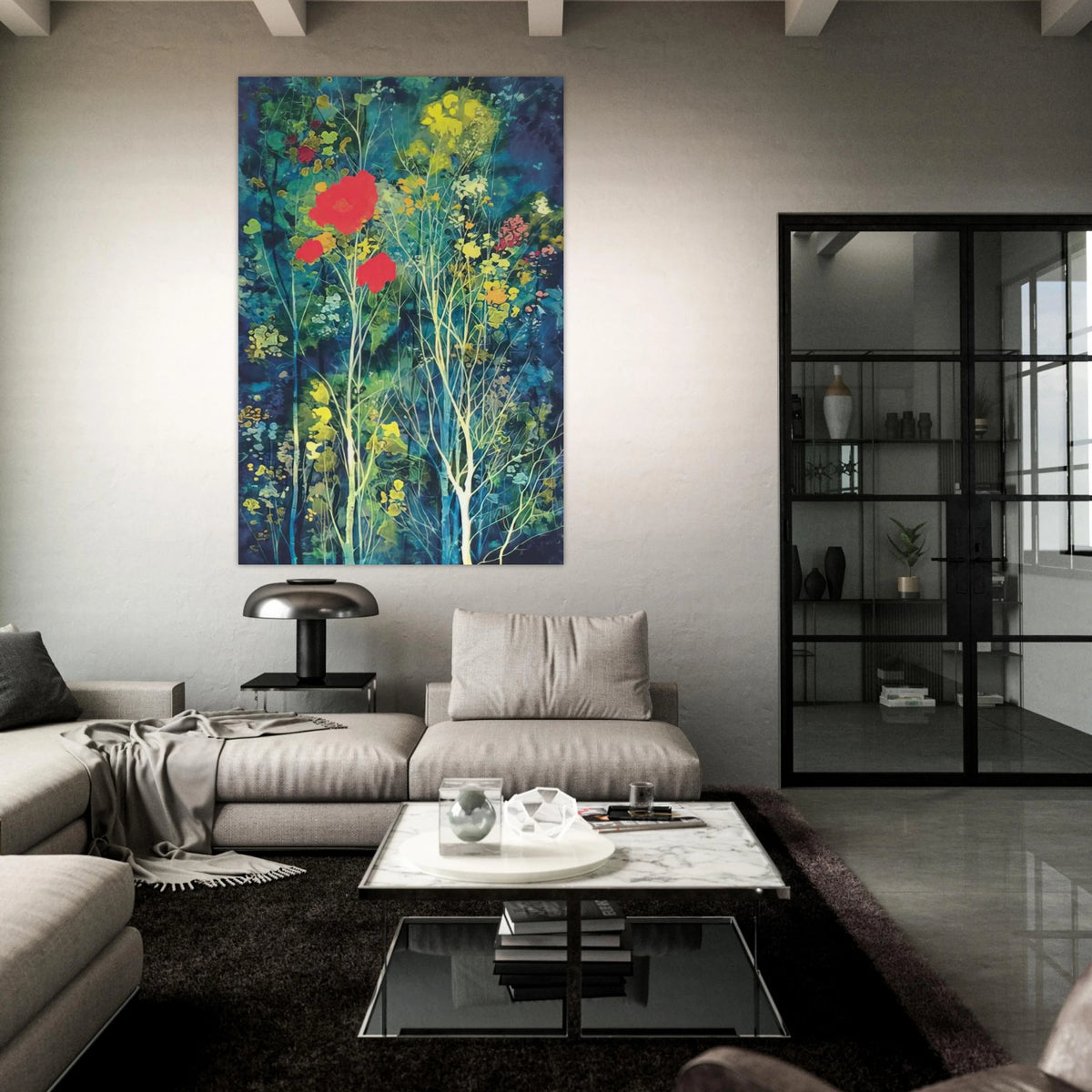 Poppies and Flowers Poster | Eyvind Earle Poster | Eyvind Earle Prints
