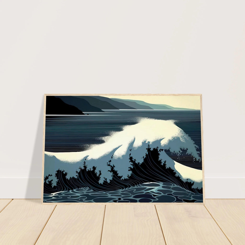 A Sounding of Surf Framed Poster | Eyvind Earle Framed Prints Wall Art | Eyvind Earle Prints