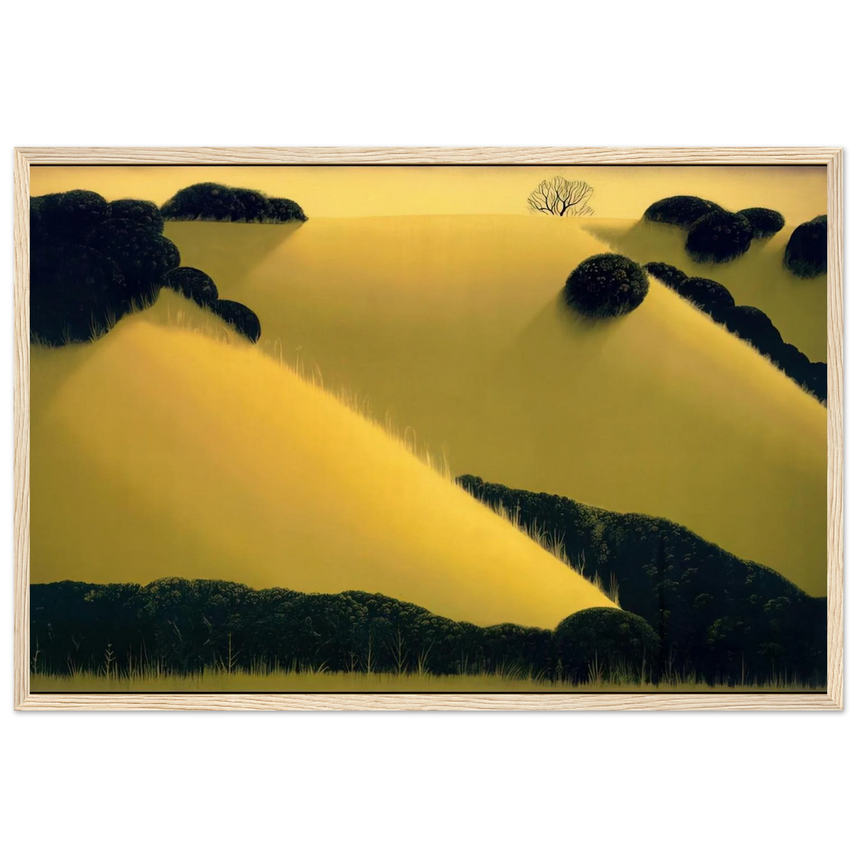 Golden Hills Framed Poster | Eyvind Earle Framed Prints Wall Art | Eyvind Earle Prints