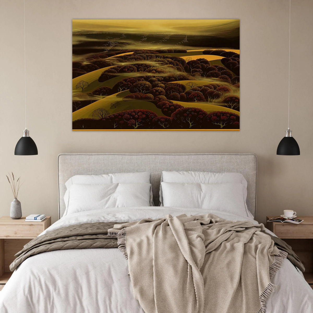 When the Fog Rolls In Poster | Eyvind Earle Poster | Eyvind Earle Prints
