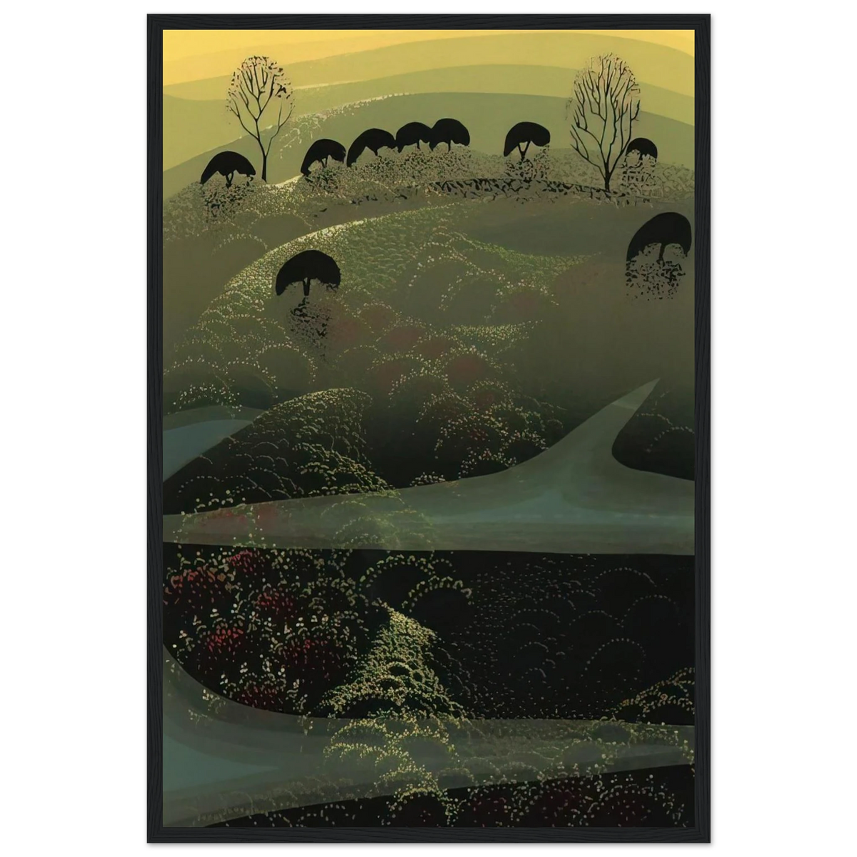 California Miniature Framed Poster | Eyvind Earle Framed Prints Wall Art | Eyvind Earle Prints