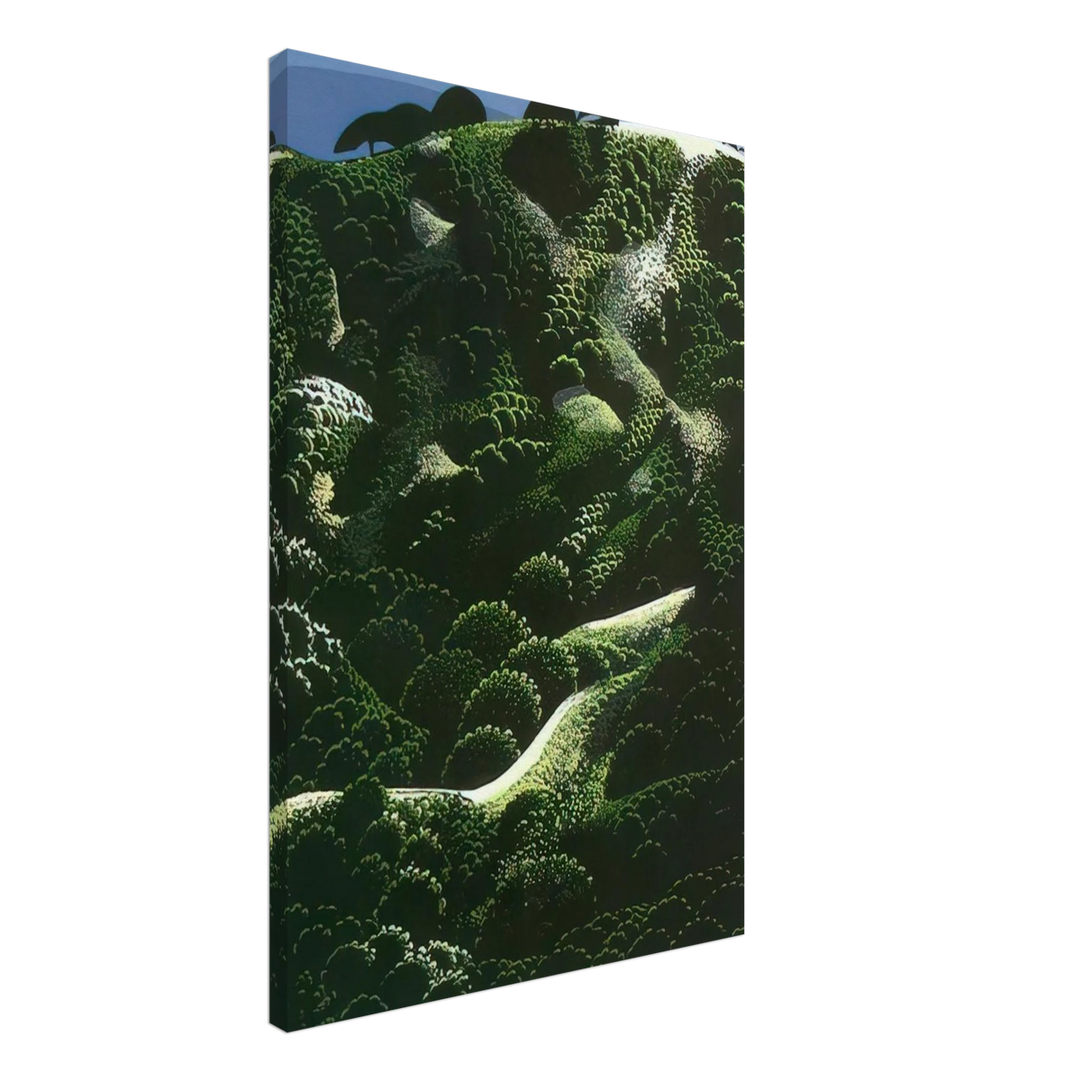 Santa Barbara Mountains Canvas | Eyvind Earle Canvas | Eyvind Earle Prints