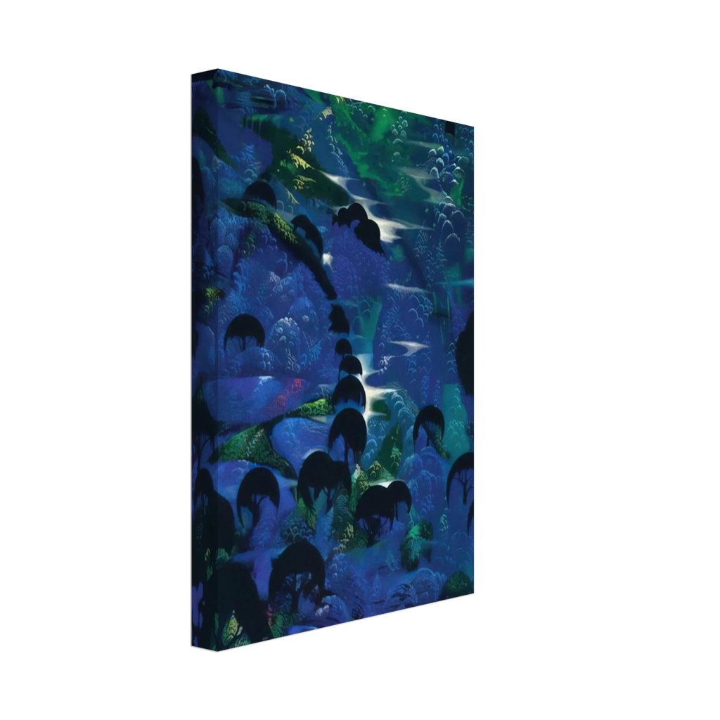 Beneath an Emerald Sky Canvas | Eyvind Earle Canvas | Eyvind Earle Prints