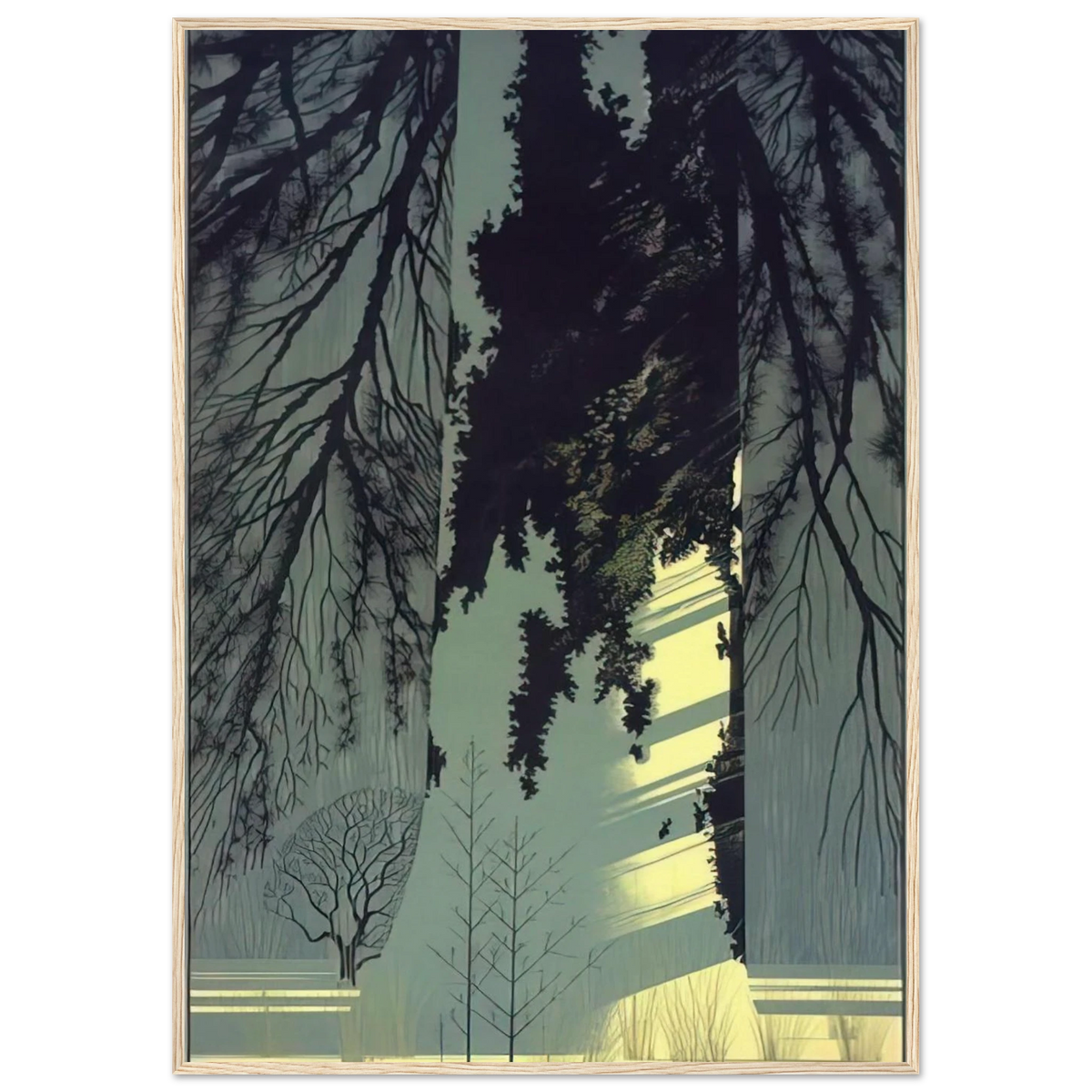 Snow White Framed Poster | Eyvind Earle Framed Prints Wall Art | Eyvind Earle Prints