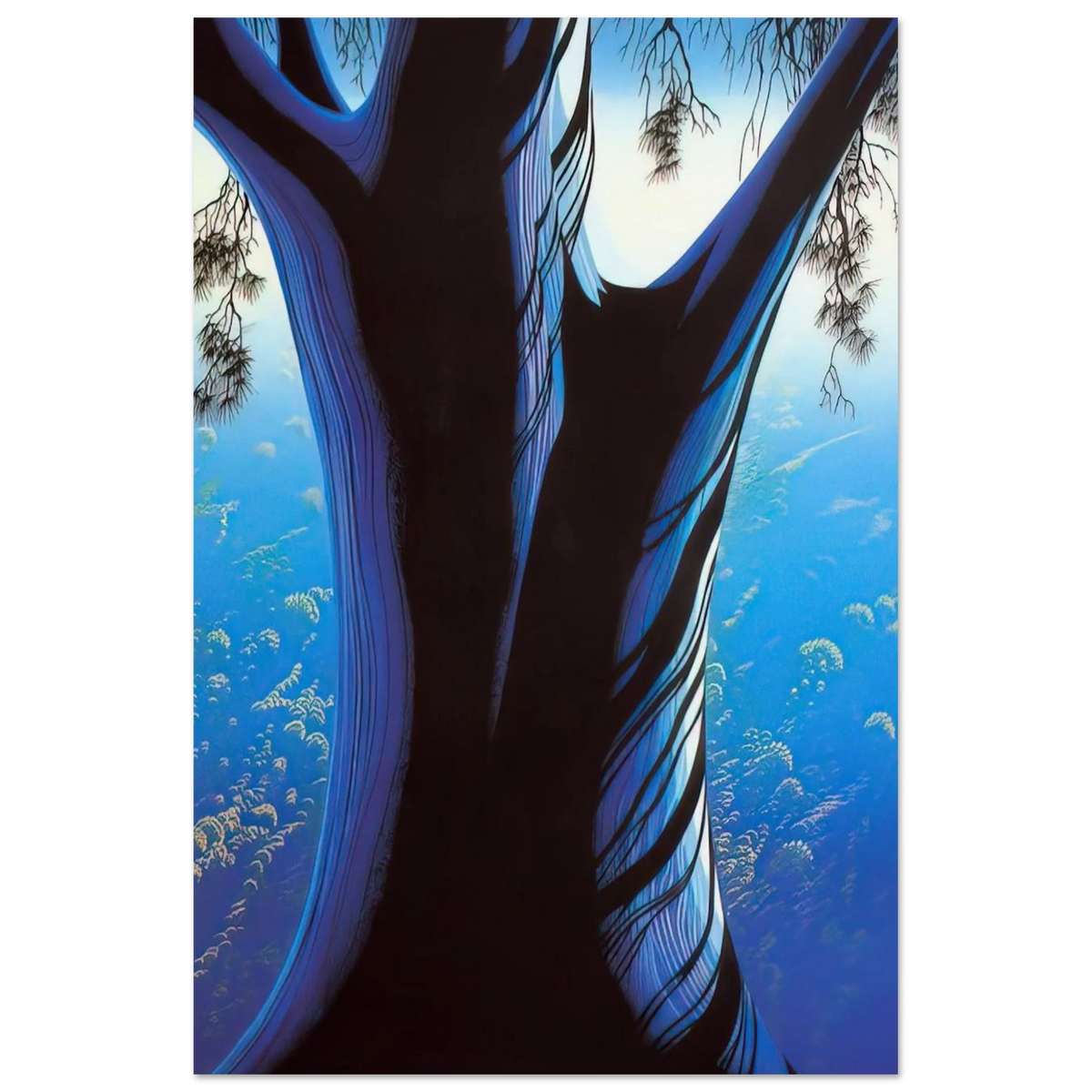 Blue Pine Poster | Eyvind Earle Poster | Eyvind Earle Prints